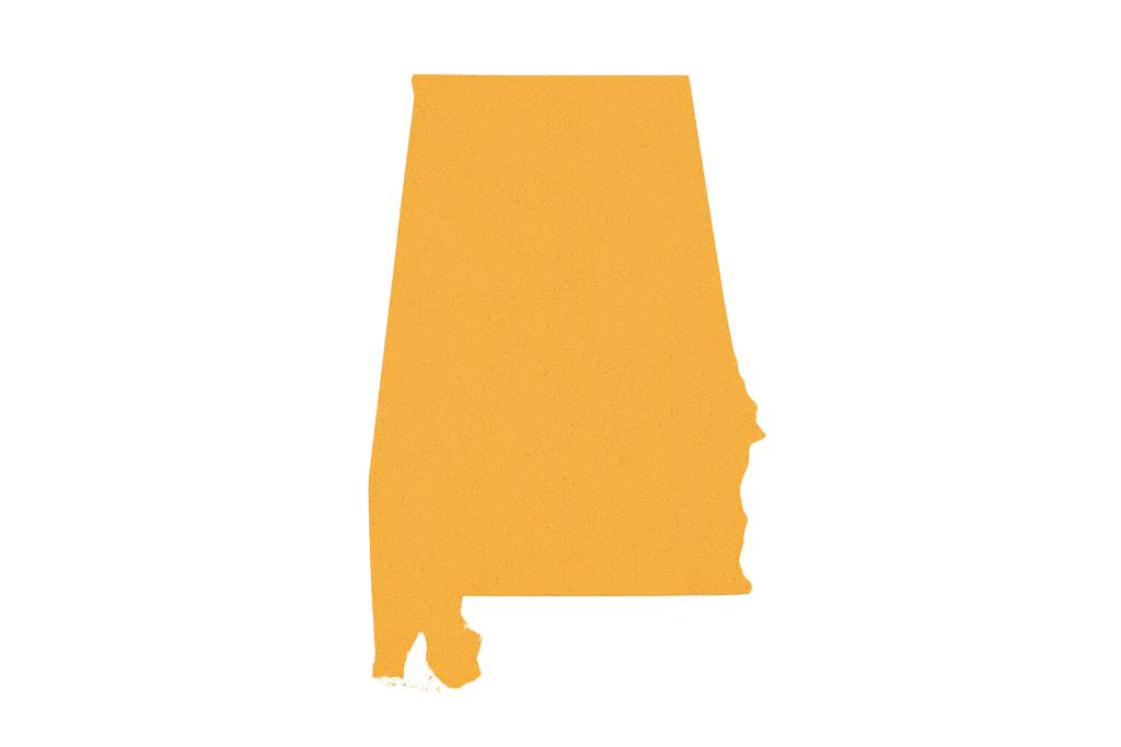 alabama state map alabama state map