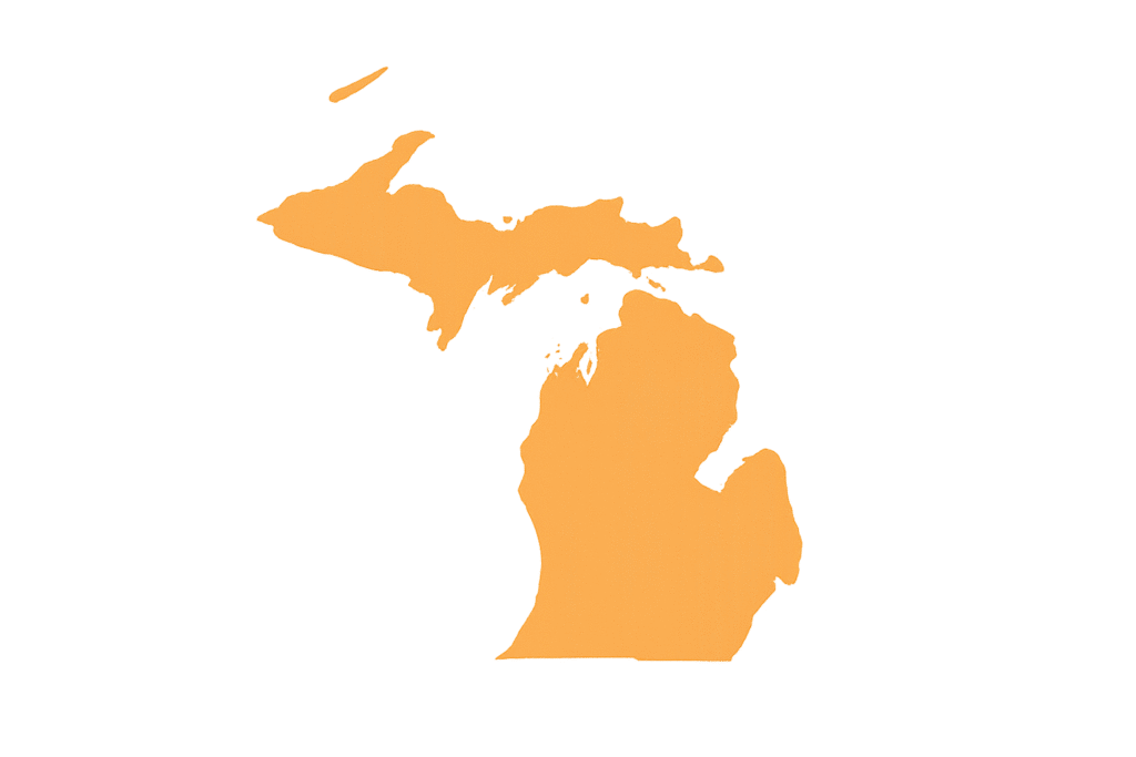 michigan state map