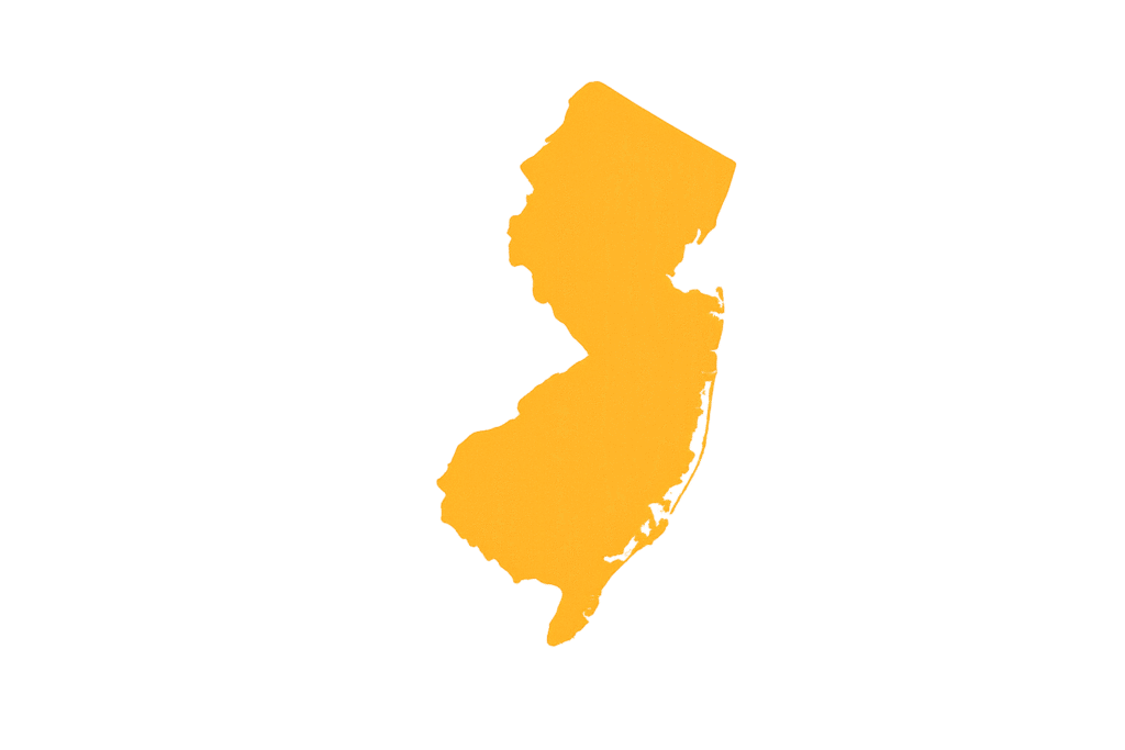 new jersey state map