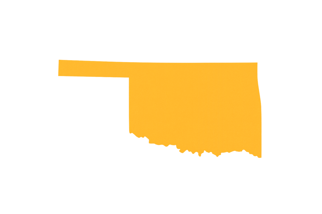 oklahoma state map oklahoma state map