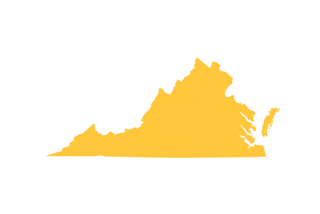 virginia state map
